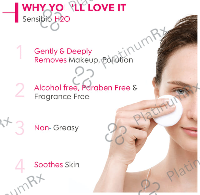 Bioderma Sensibio H2O Make-up Removing Micellar Water & Cleanser - For Sensitive Skin 100 ml