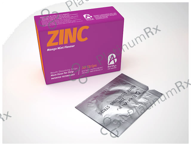 BonAyu Zinc Mouth Dissolving Mango Mint Strip