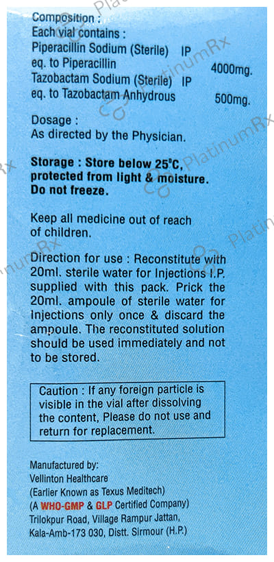 Tazowax Injection