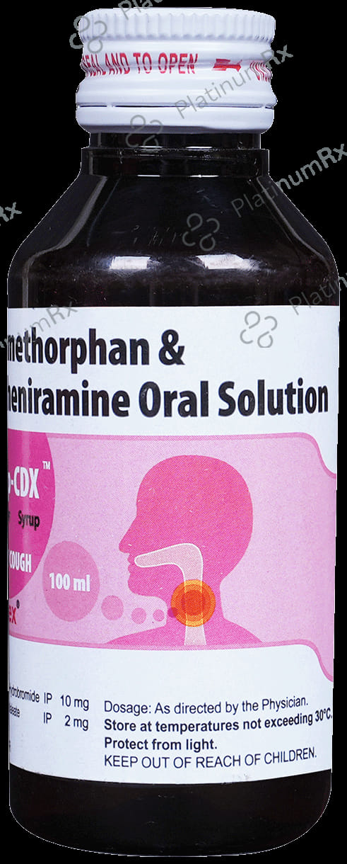 Cofstop CDX 2/10mg Syrup 100ml