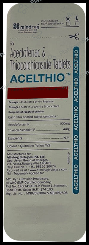 Acelthio 100/4mg Tablet 10s