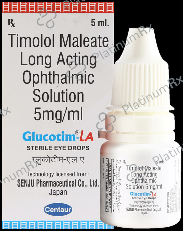Glucotim LA 0.01% w/v Eye Drop 5ml