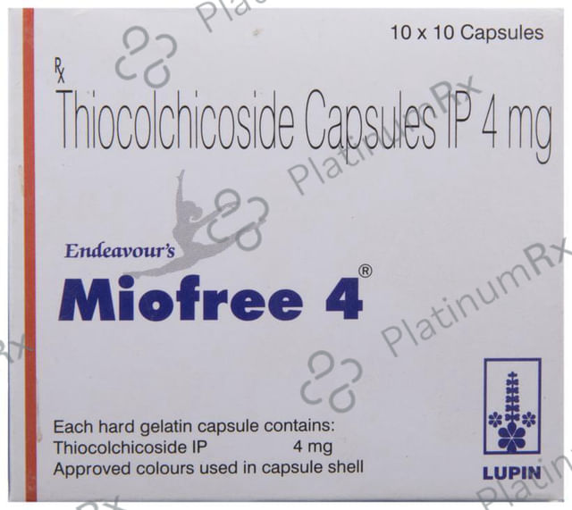 Miofree 4mg Capsule 10s