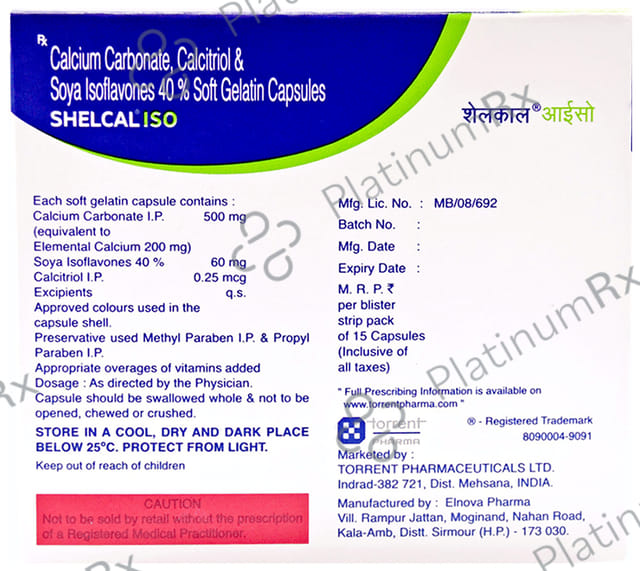 Shelcal Iso Capsule 15s