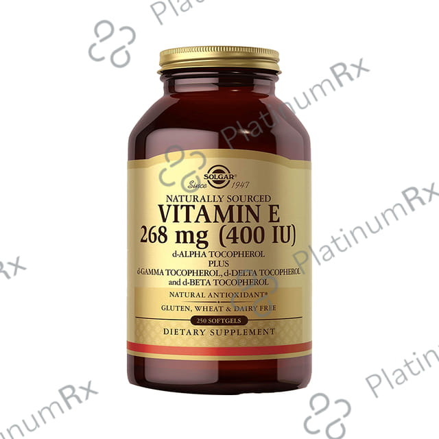 Solgar Naturally Sourced Vitamin E 268mg 400IU Softgel 250s