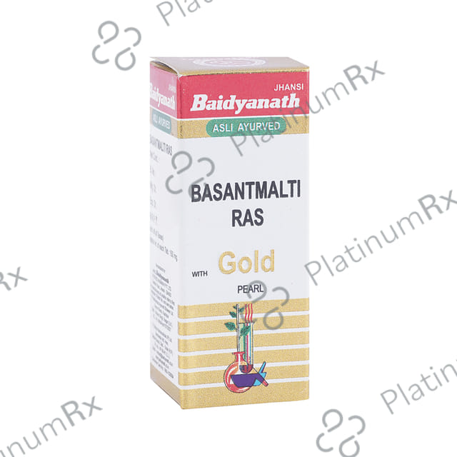 Baidyanath (Jhansi) Basant Malti Ras with Gold Pearl Tablet 10 tablets