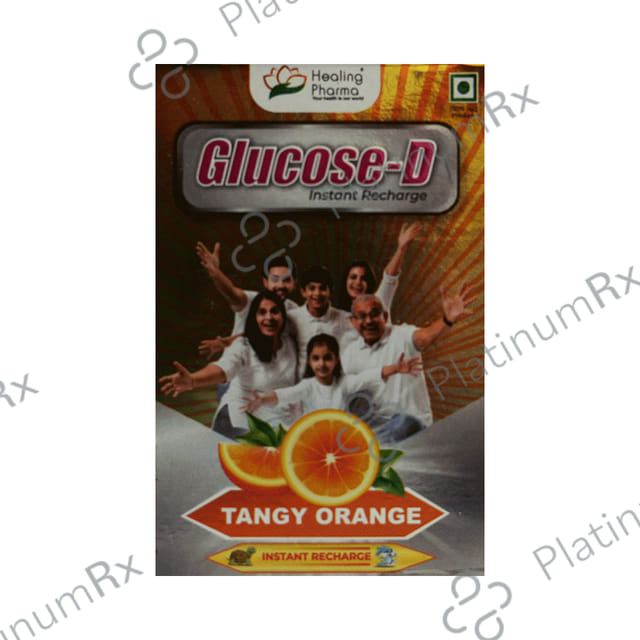 Healing Pharma Glucose D (100gm Each) Orange 1 Pack