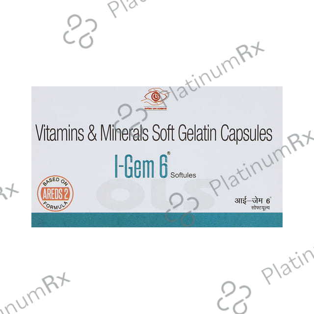 Optho Life Science I-Gem 6 Soft Gelatin Capsule