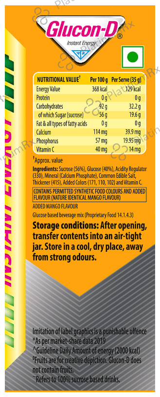 Glucon D with Glucose Mango Flavour Powder 1kg