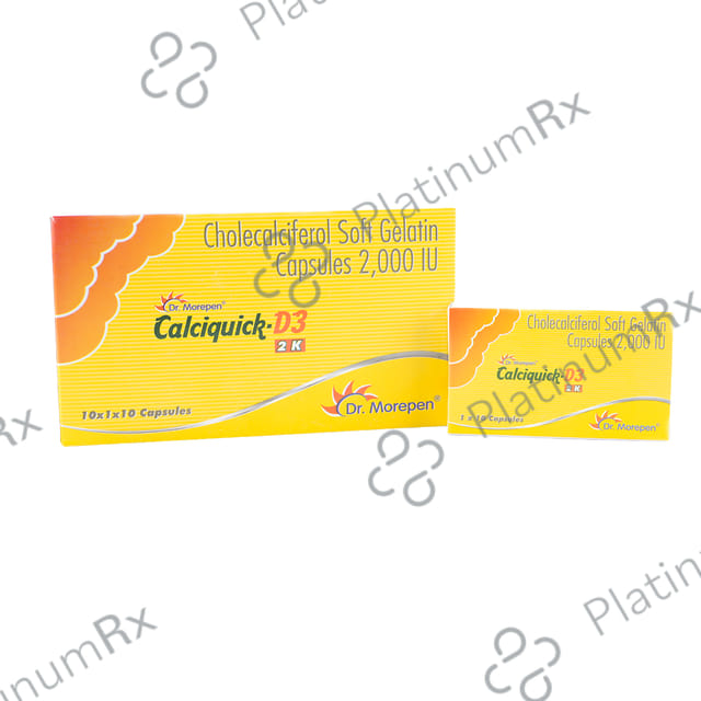 Calciquick D3 2k Capsule 10s