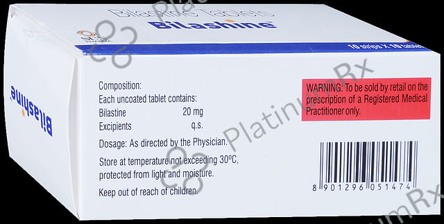 Bilashine 20mg Tablet 10s