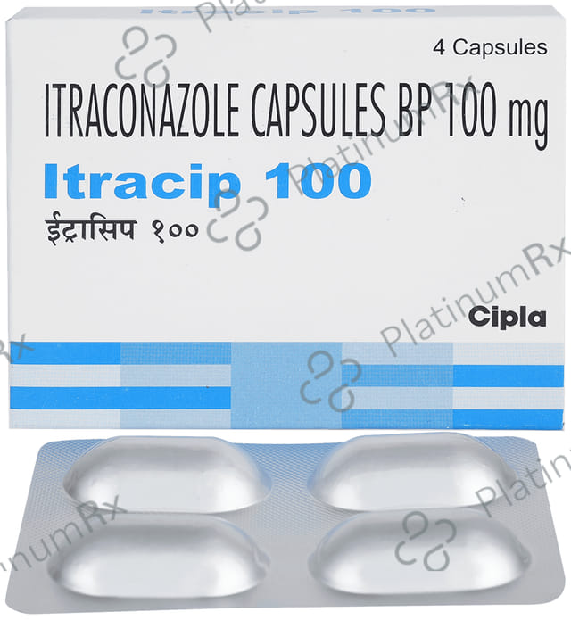 Itracip 100mg Capsule 4s