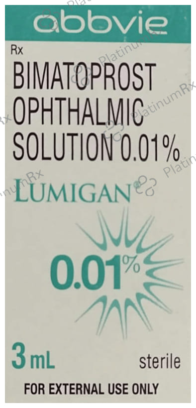 Lumigan 0.01% Opthalmic Solution 3ml