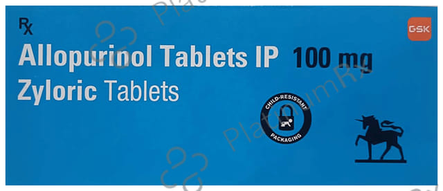 Zyloric 100mg Tablet 10s