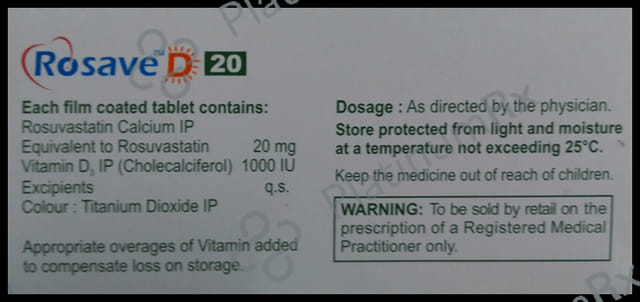 Rosave D 20mg Tablet 10s