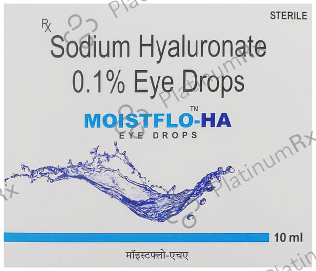 Moistflo 0.1% HA Eye Drop 10ml