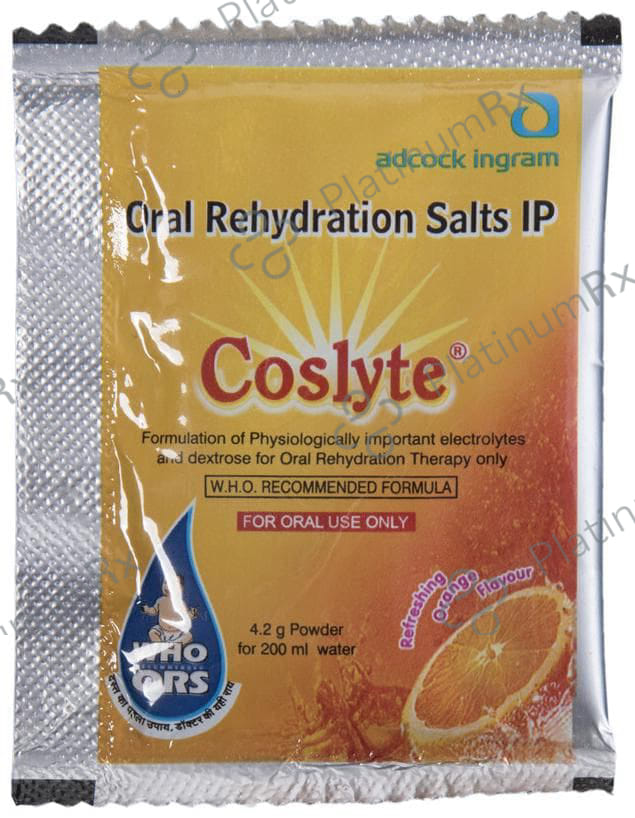 Coslyte Powder with Electrolytes - For Oral Rehydration Therapy Powder