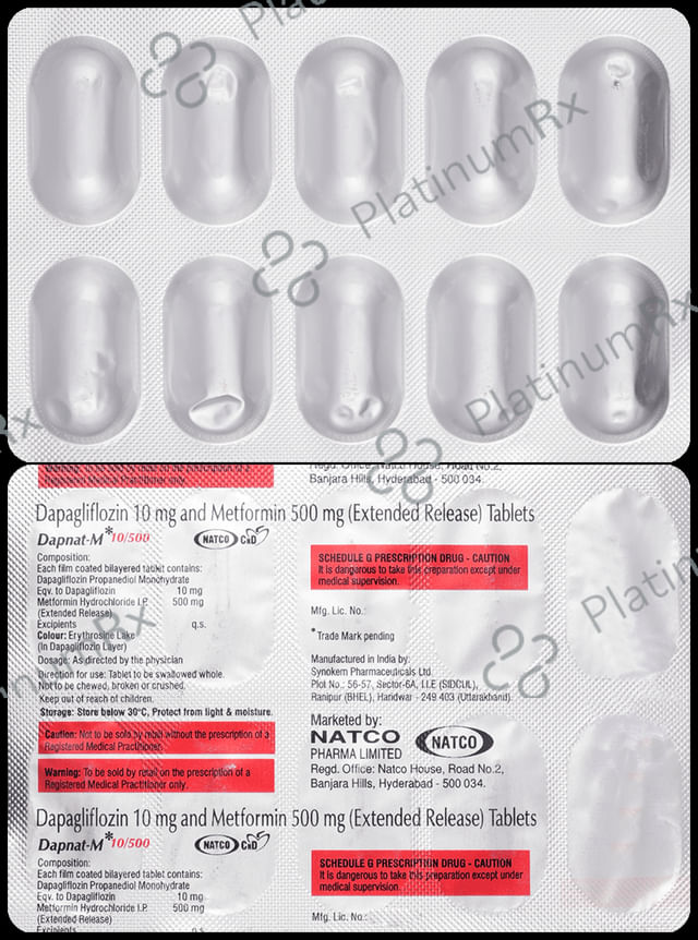 Dapnat-M 10/500 Tablet ER