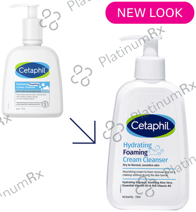 Cetaphil Hydrating Foaming Cream Cleanser 236ml