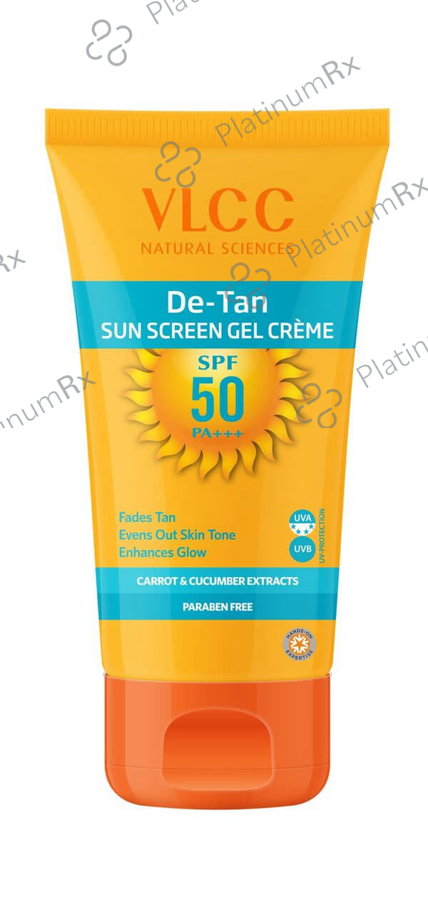 VLCC De Tan SPF 50 Sunscreen Gel Cream 100gm