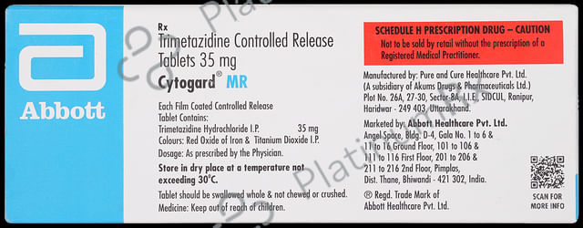 Cytogard 35mg Tablet CR 10s