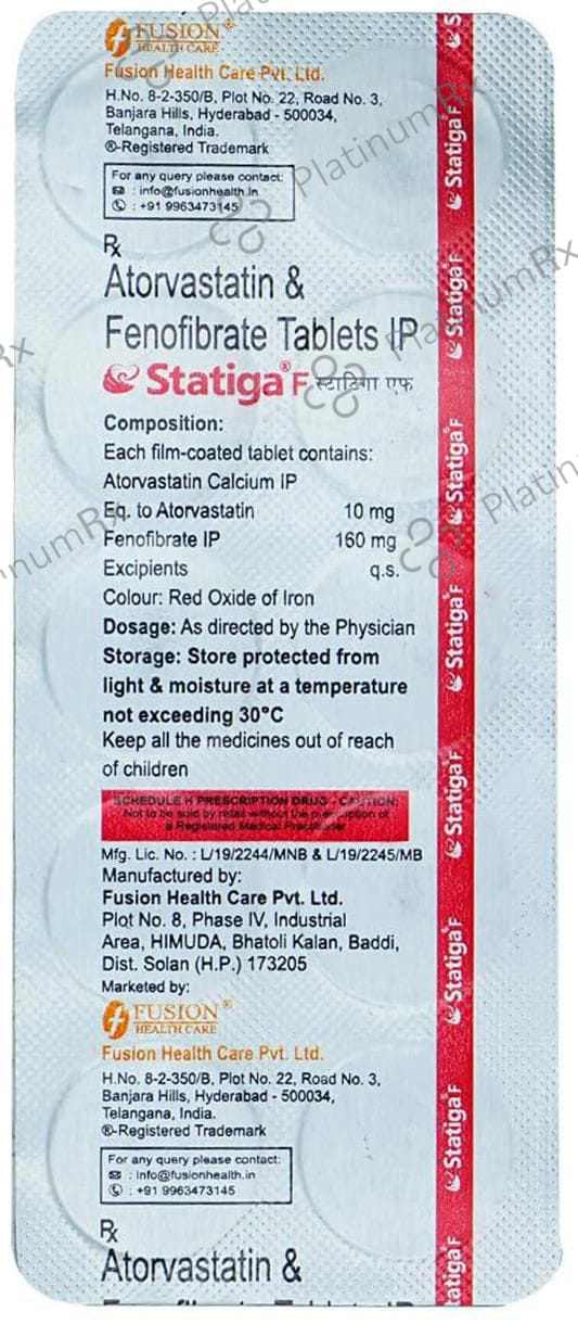 Statiga F 10/160mg Tablet 10s