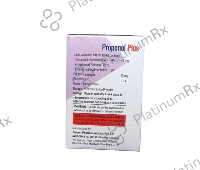 Propenol Plus 10/40mg Tablet 20s