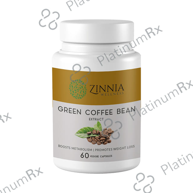 Zinnia Wellness Green Coffee Bean Extract Veggie Capsule