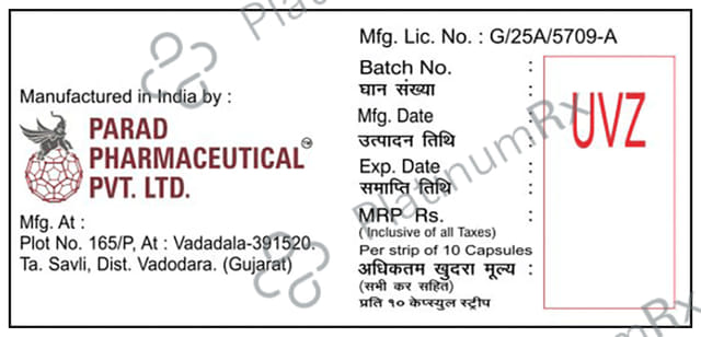 Paradotril 100mg Capsule 10s