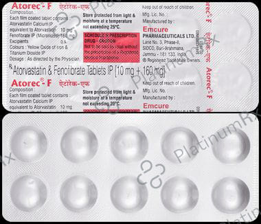 Atorec F 10/160mg Tablet 10s