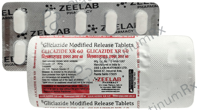 Glicazide 60mg Tablet XR 10s