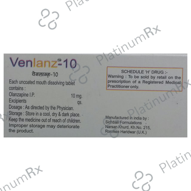 Venlanz 10 Tablet MD