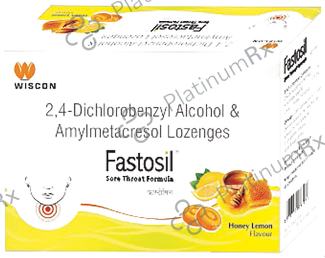Fastosil Lozenges Honey Lemon