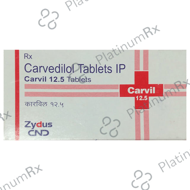 Carvil 12.5mg Tablet 10s