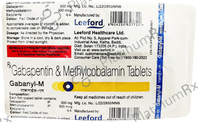 Gabanyl M Tablet 10s