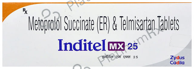 Inditel MX 40 mg/25 mg Tablet