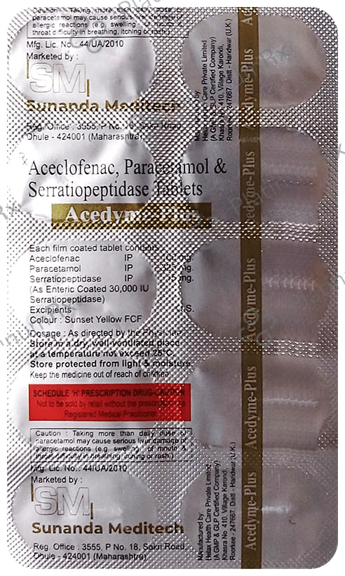 Acedyme Plus Tablet 10s