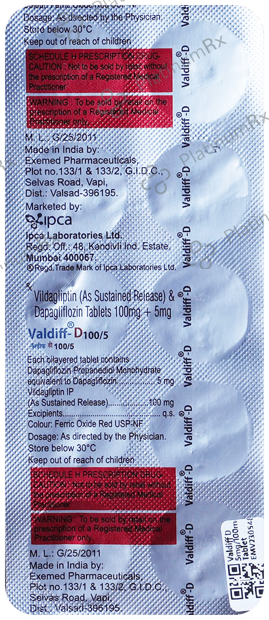 Valdiff D 5/100mg Tablet 10s