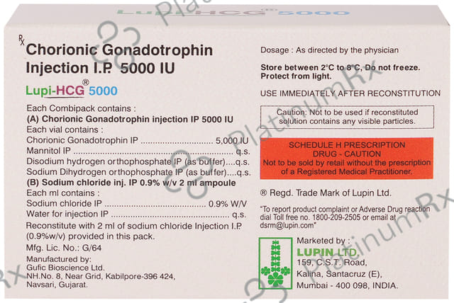 Lupi HCG 5000IU Injection 1s
