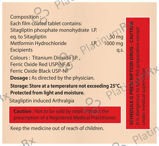 Istacare 50/1000mg Tablet 15s