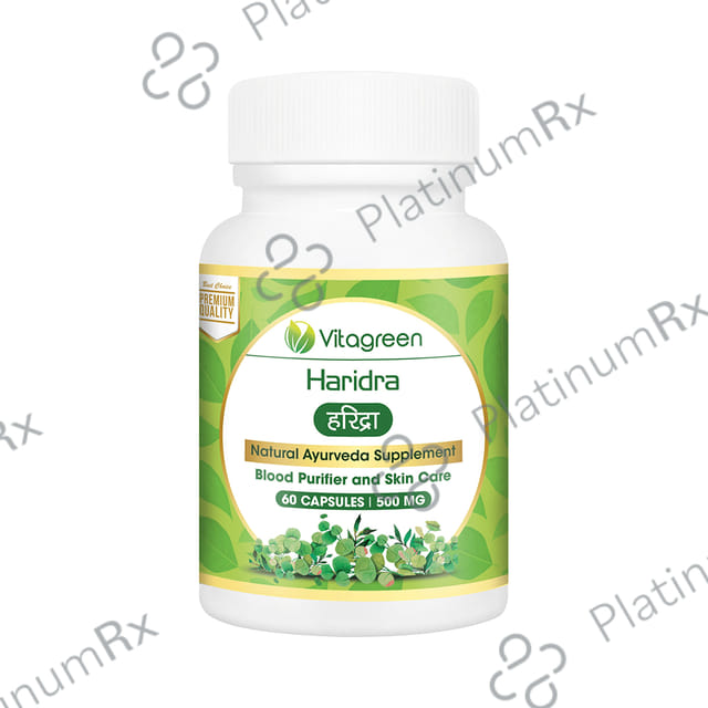 Vitagreen Haridra 500mg Capsule