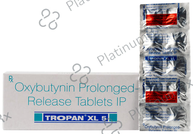 Tropan XL 5mg Tablet PR 10s
