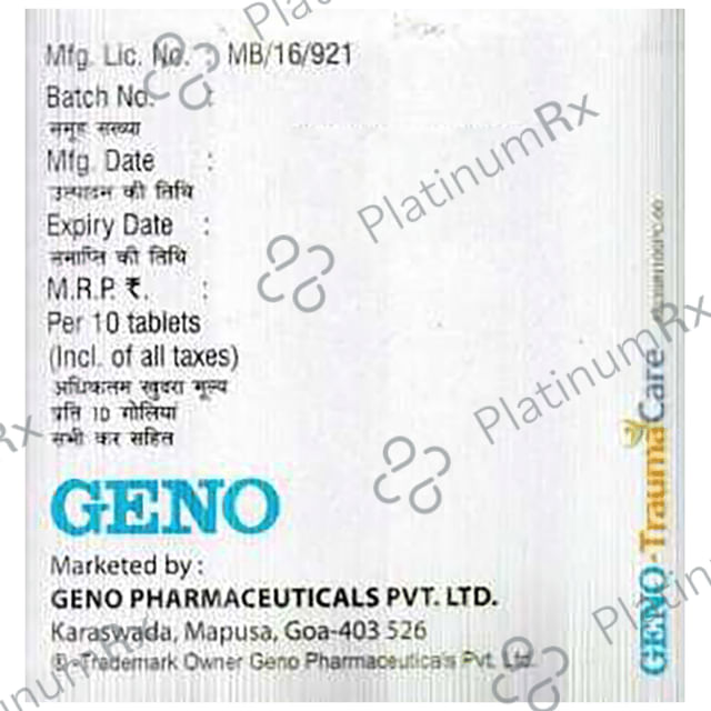 Genorox CV 250mg Tablet 10s