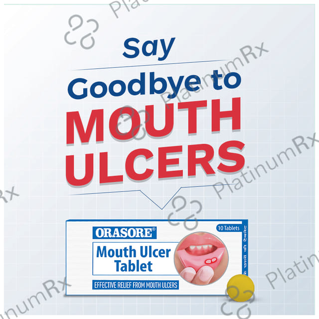 Orasore Mouth Ulcer Tablet 10s