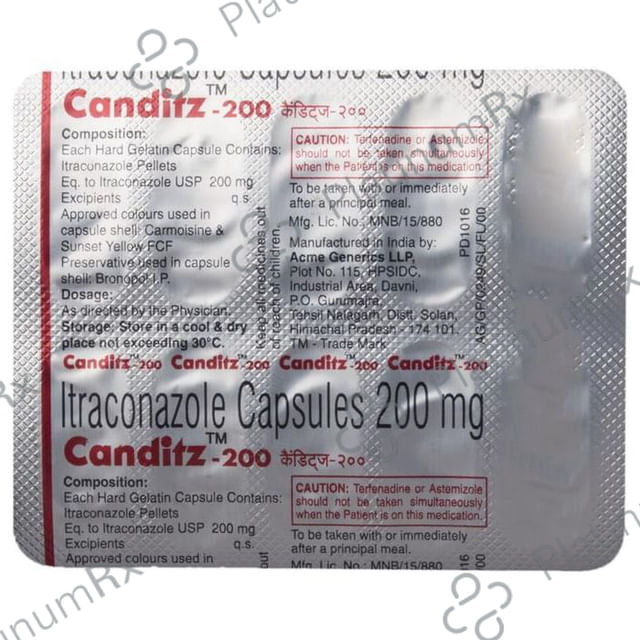 Canditz 200mg Capsule 10s