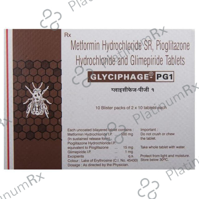 Glyciphage PG 1mg Tablet SR 10s