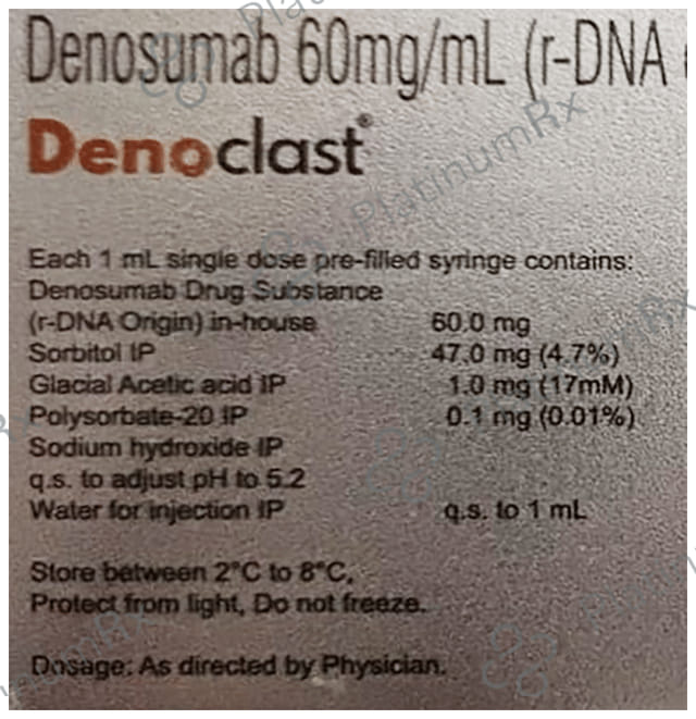 Denoclast 60mg Injection 1ml
