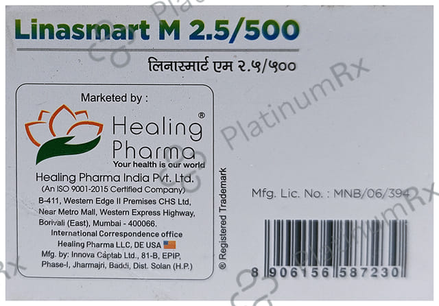 Linasmart M 2.5/500 Tablet