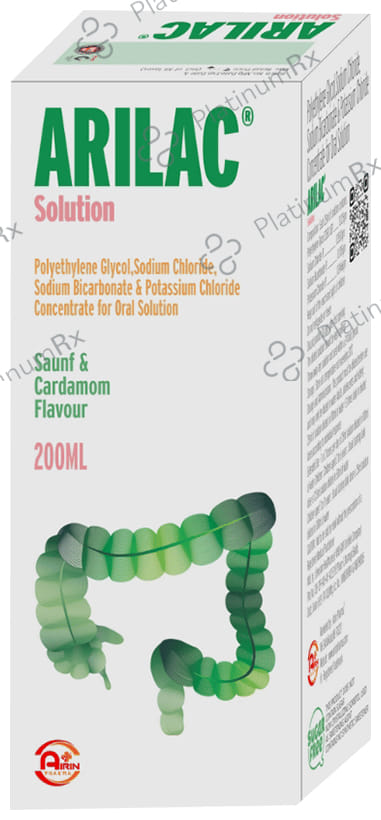 Arilac Saunf & Cardamon Flavour Sugar Free Oral Solution 200ml