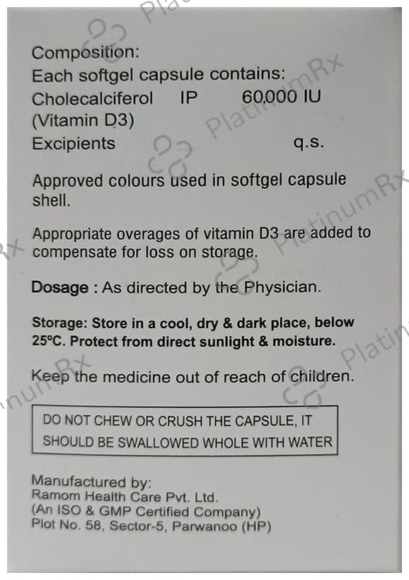 DD60000IU Softgel Capsule 4s